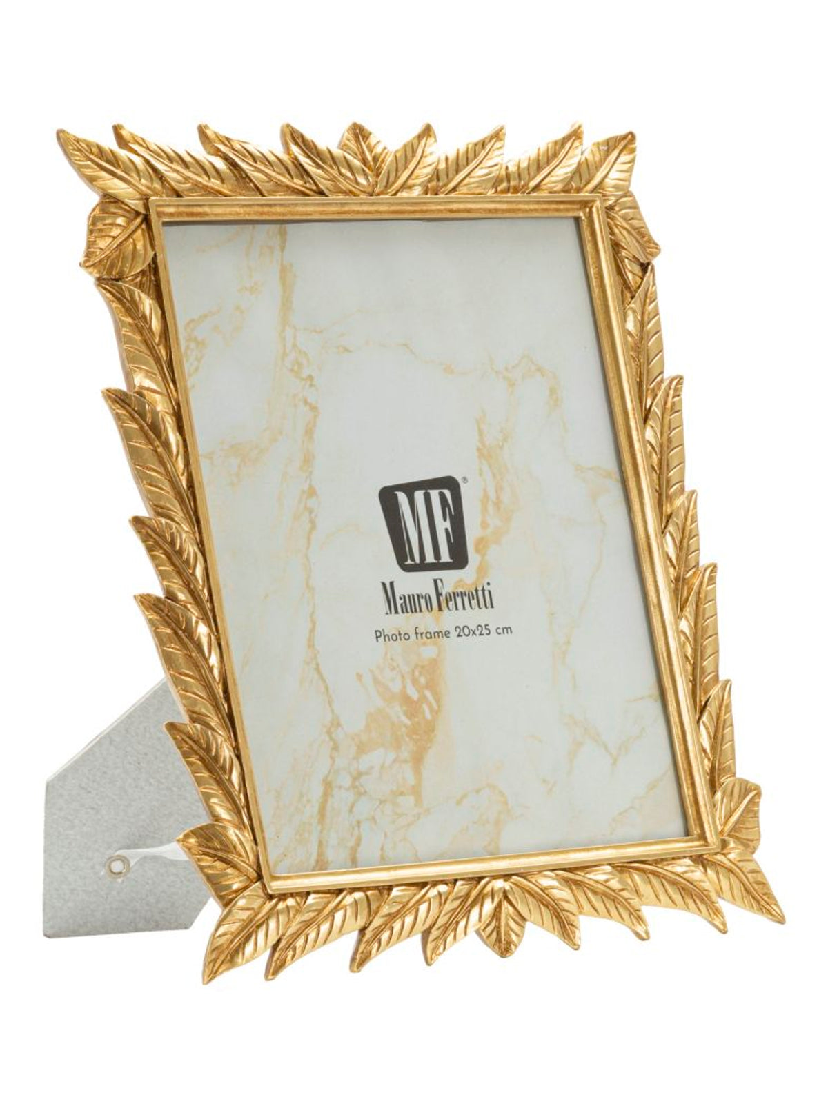 Cornice portafoto in resina oro, 27x2x32,3 cm – Laurel