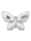 Vaso decorativo in resina argento, 22,5x8x15 cm – Butterfly Silver