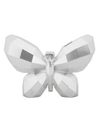 Vaso decorativo in resina argento, 22,5x8x15 cm – Butterfly Silver