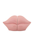 Fermalibri in resina rosa, 27x9x13 cm – Bocca