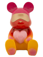 Scultura decorativa in resina multicolore, 21,5x20,5x32 cm – Orsetto Rainbow Seduto