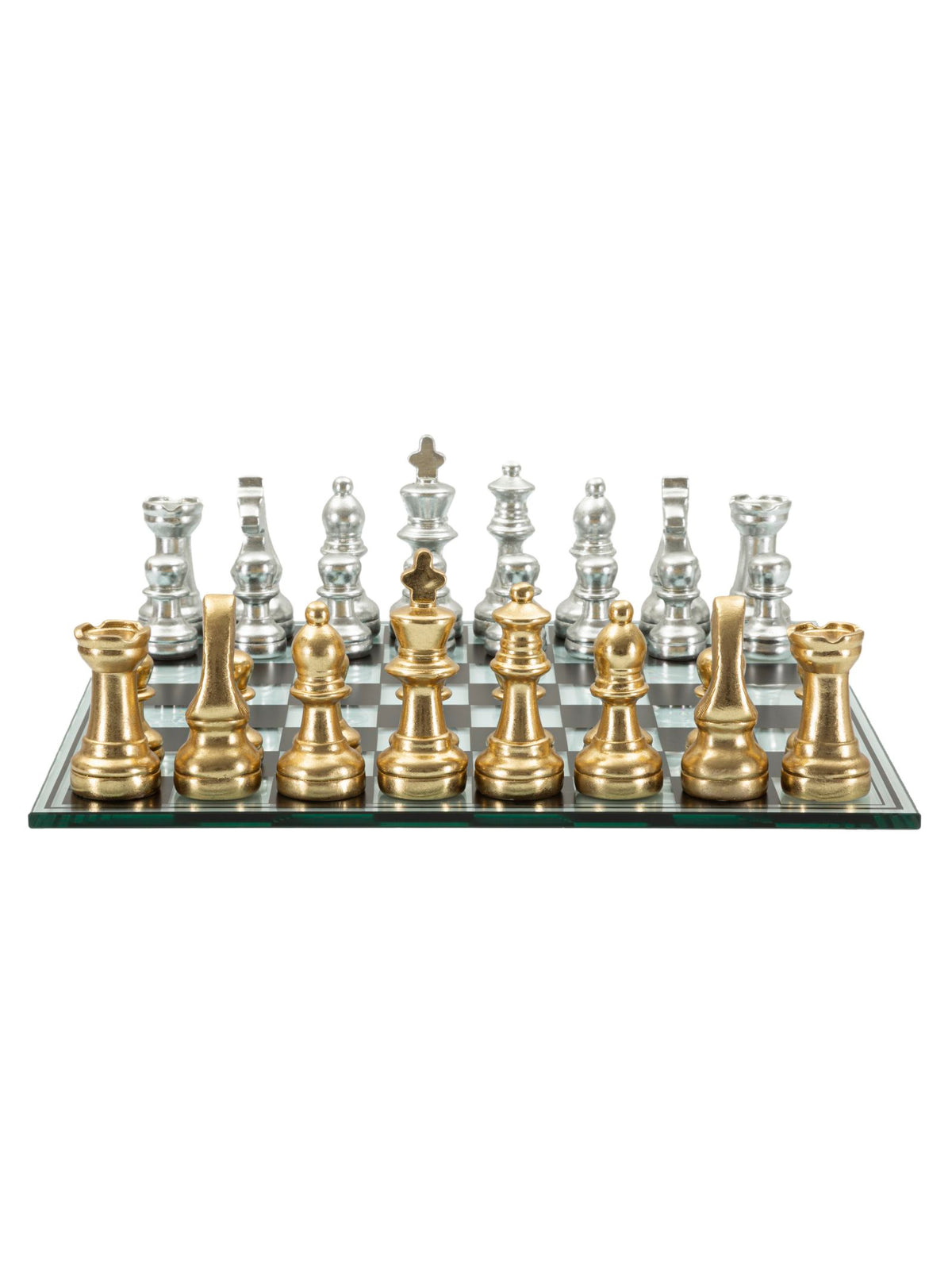 Scultura decorativa in resina nero, 50,5x50,5x14 cm – Set Scacchiera Nera/bianca