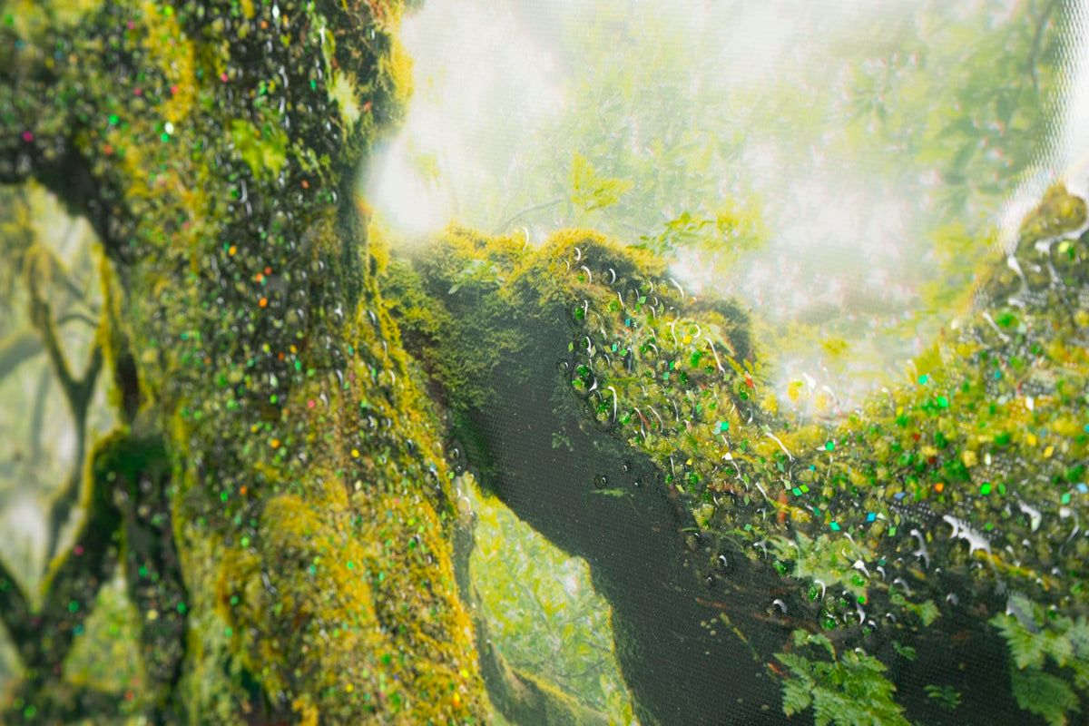 Stampa su tela Laccata con cornice Foresta, 90x4x60 cm – dettaglio 4