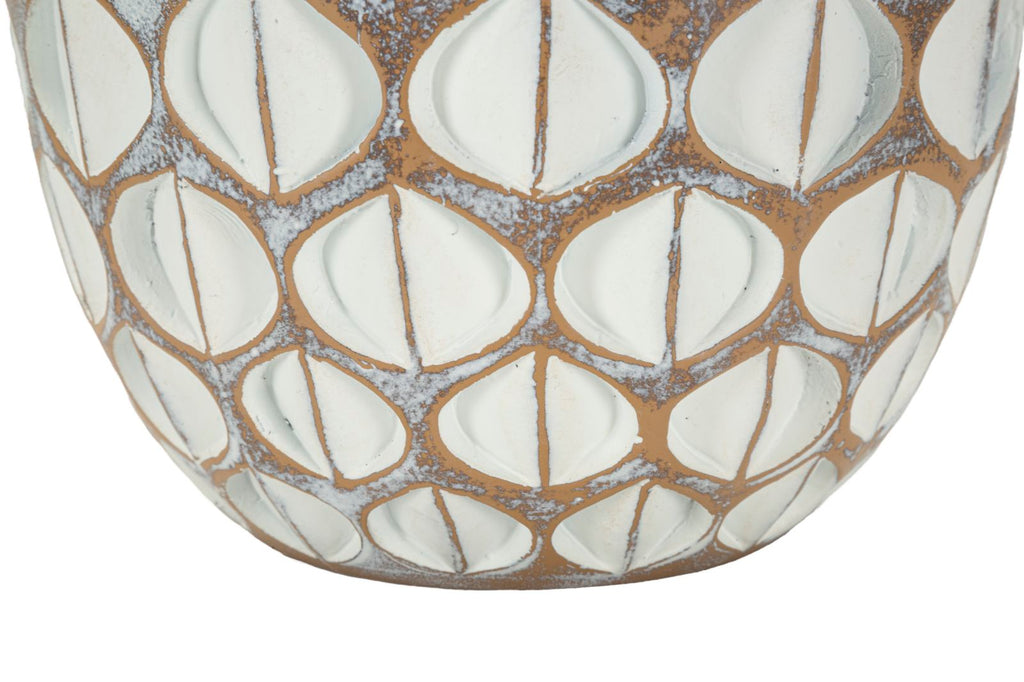 Vaso resina Tibet, CMØ20x45,5 cm – dettaglio 4
