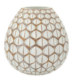 Vaso resina Tibet, Ø27x27 cm