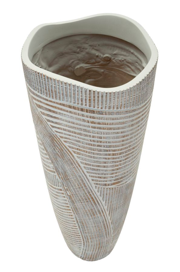 Vaso resina Woody, Ø19x55 cm – dettaglio 1