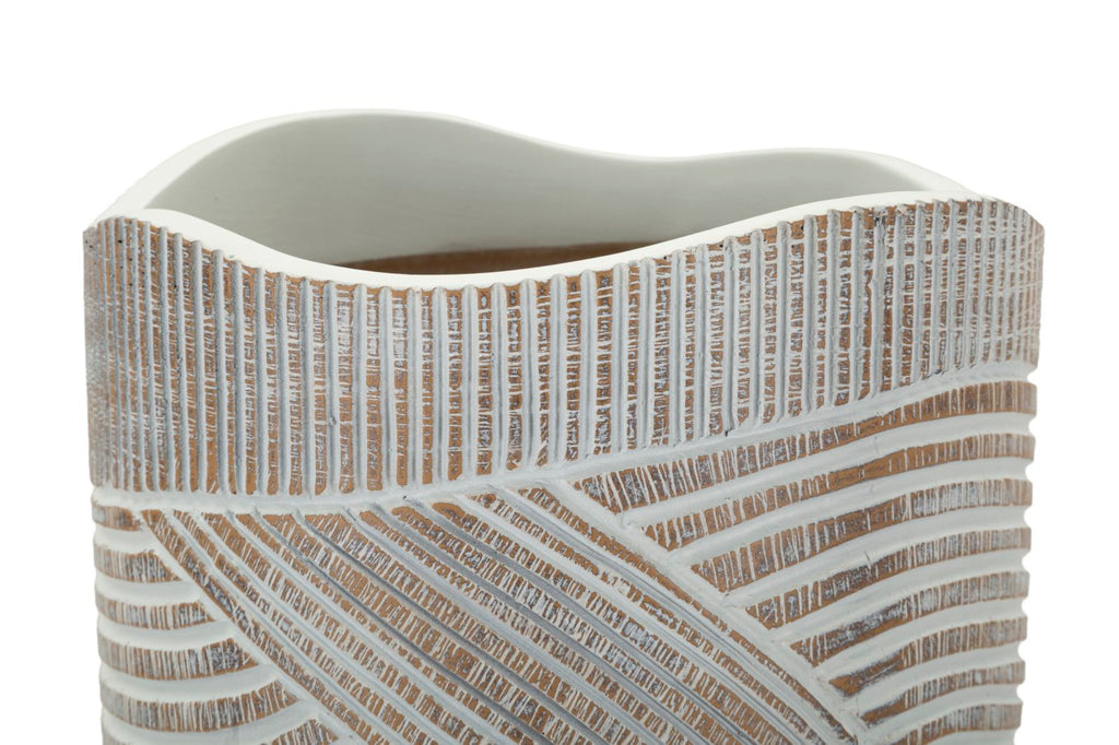 Vaso resina Woody, Ø19x55 cm – dettaglio 2