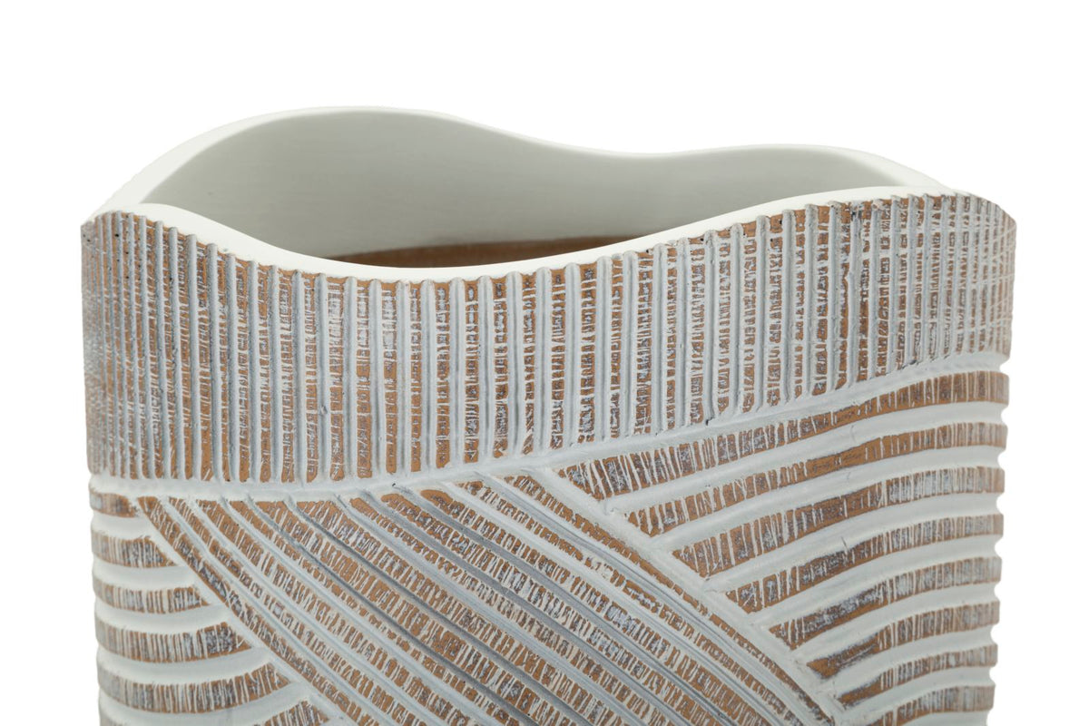 Vaso resina Woody, Ø19x55 cm – dettaglio 2