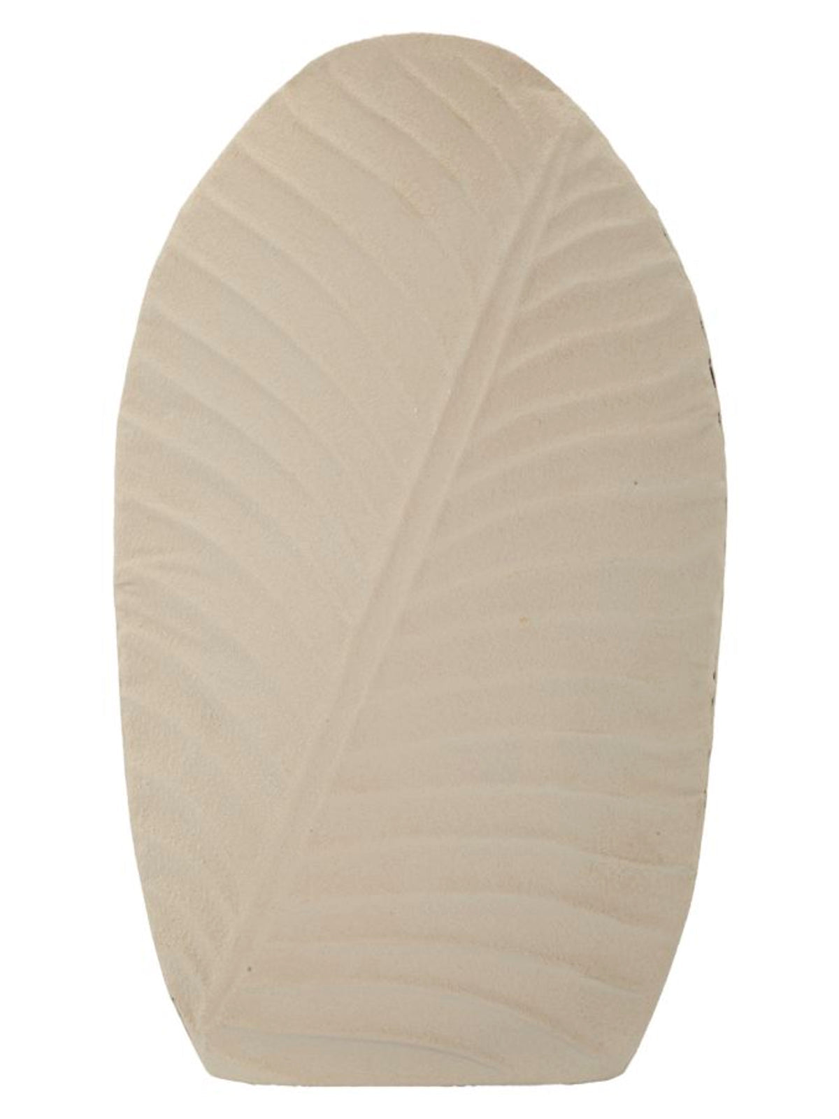Vaso decorativo in metallo crema, 26x11x41 cm – Dune Tall