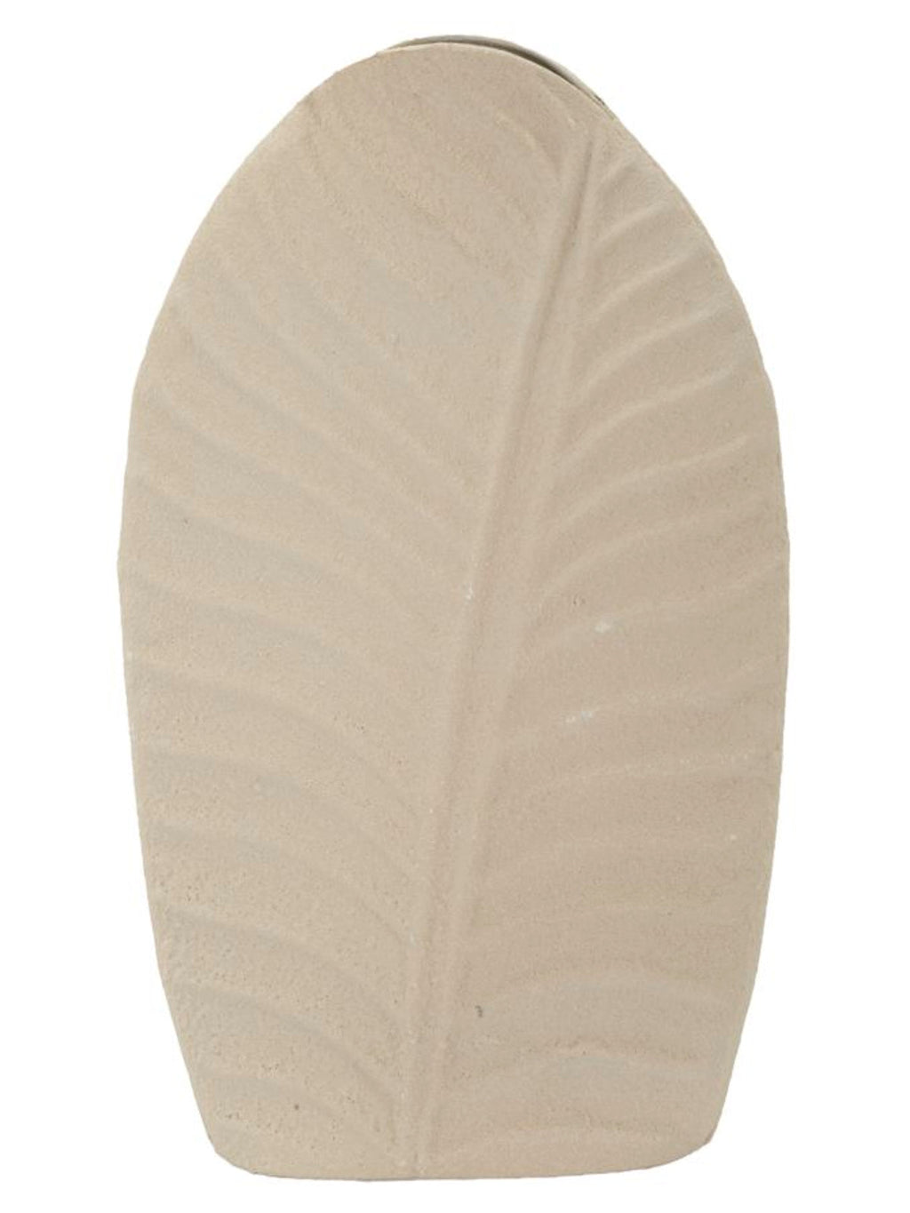 Vaso decorativo in metallo crema, 18x9,5x29,5 cm – Dune Tall