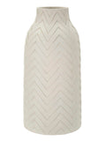 Vaso da terra in magnesite crema, Ø29x60 cm – Winter