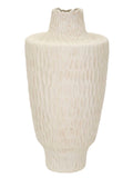 Vaso da terra in magnesite crema, Ø29,5x57 cm – Shade