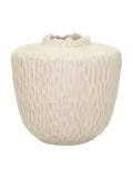 Vaso decorativo in magnesite crema, Ø35x32,5 cm – Shade