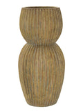 Vaso decorativo in magnesite verde, Ø25x52,5 cm – Breeze