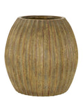 Vaso decorativo in magnesite verde, Ø32x32,5 cm – Breeze