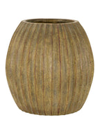 Vaso decorativo in magnesite verde, Ø32x32,5 cm – Breeze