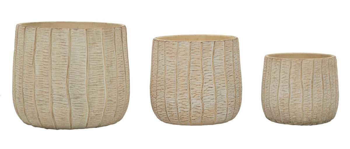 Cachepot Flake set 3 Pz - foto 2
