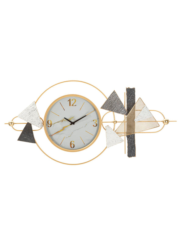 Orologio da parete in metallo multicolore, 120x6x60 cm – Amy