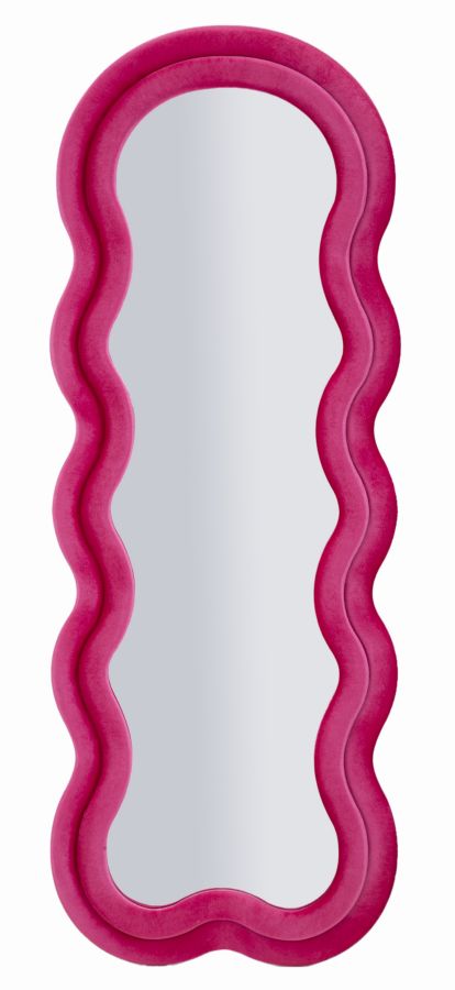 Specchio da muro Miki Velluto Fuxia - foto 1