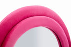 Specchio da muro Miki Velluto Fuxia - foto 3