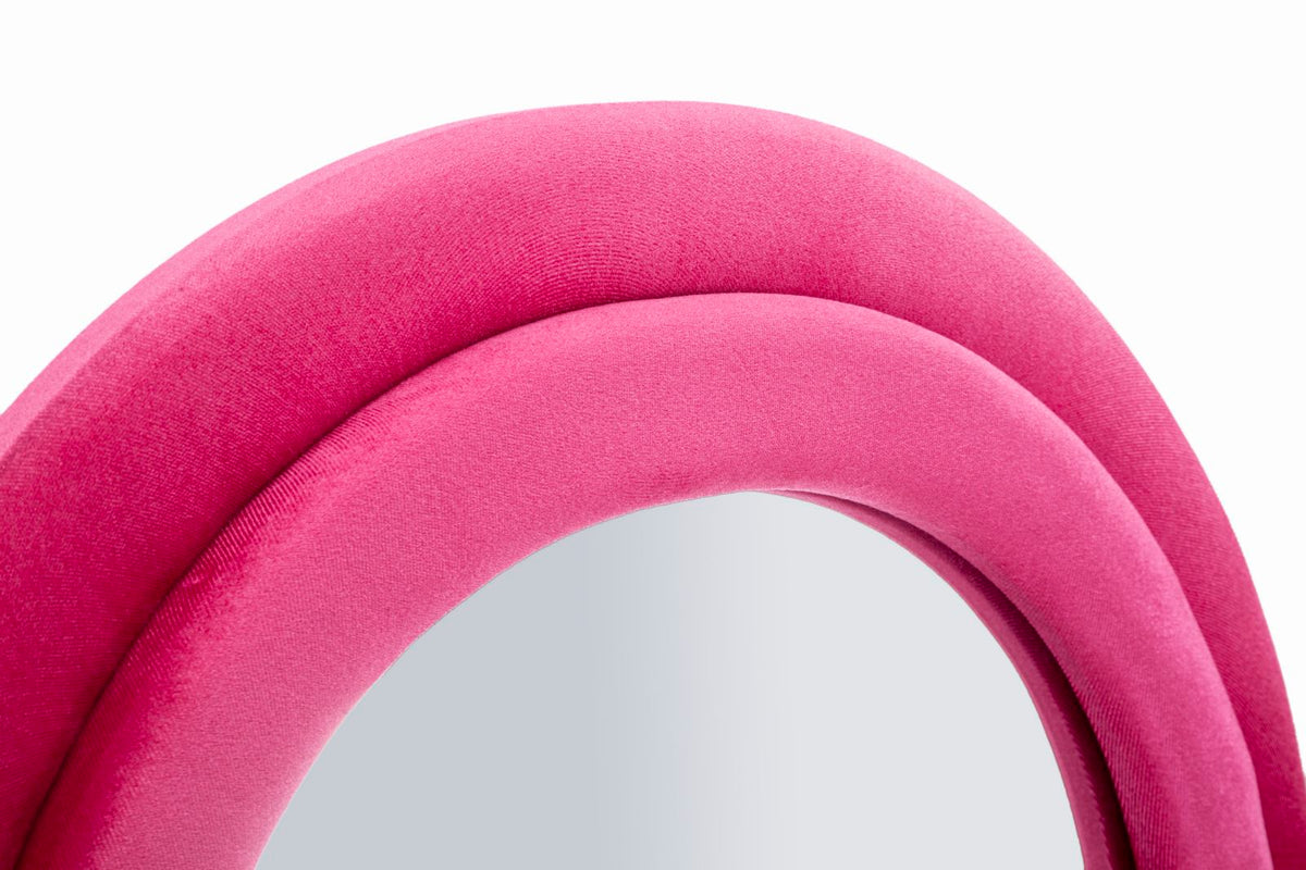 Specchio da muro Miki Velluto Fuxia - foto 3
