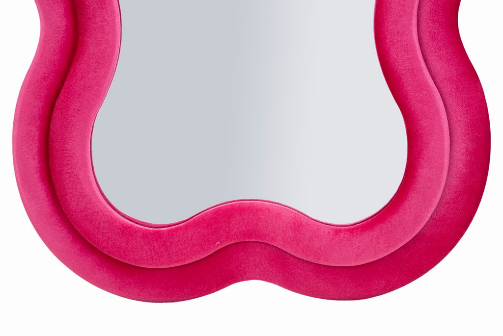Specchio da muro Miki Velluto Fuxia - foto 5