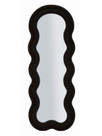 Specchio da parete in legno nero, 60x4x160 cm – Teddy