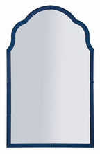 Specchio da muro Tangeri blu, 62x1x100 cm