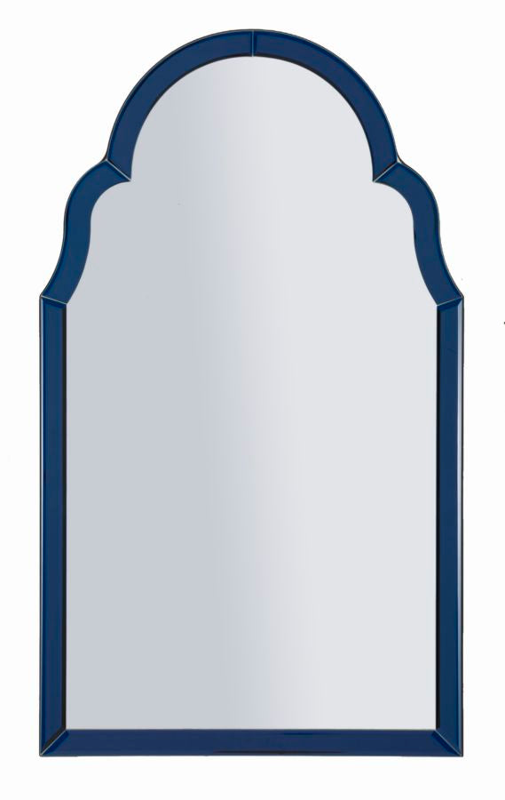 Specchio da muro Tangeri blu, 47x1x80 cm