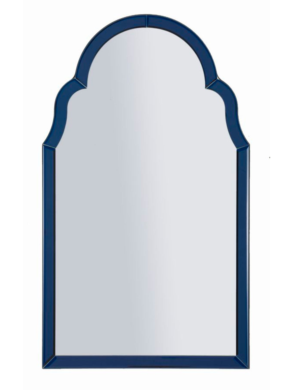 Specchio da parete in legno blu, 47x1x80 cm – Tangeri