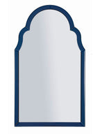 Specchio da parete in legno blu, 47x1x80 cm – Tangeri