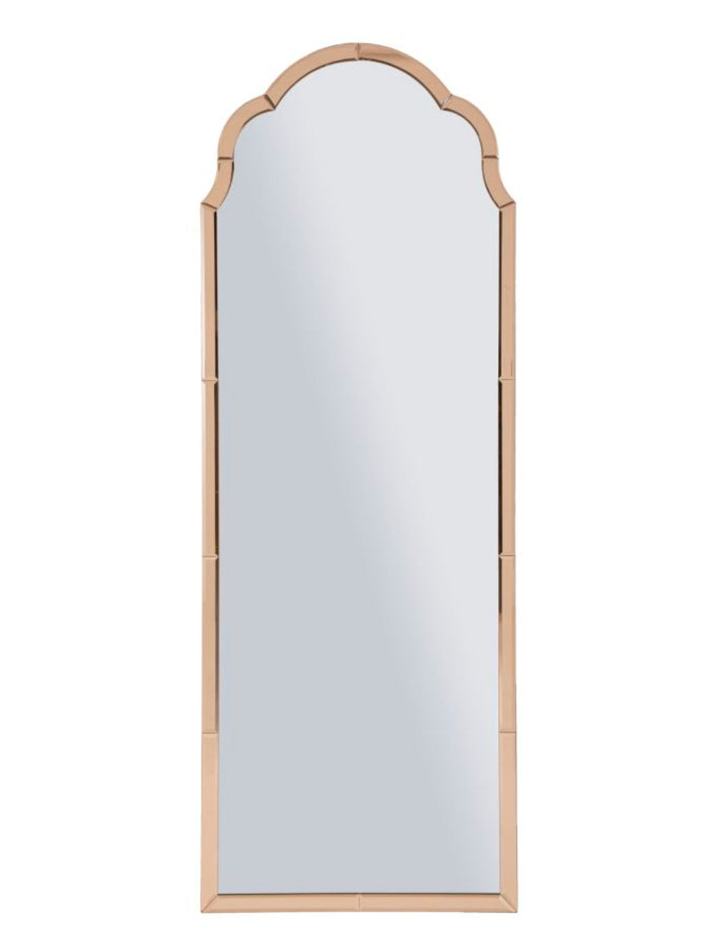 Specchio da parete in vetro rosa, 55x2x150 cm – Tangeri