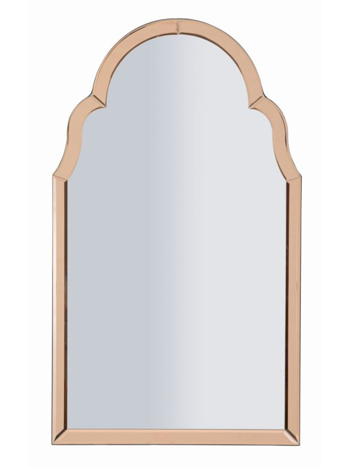 Specchio da parete in legno rosa, 47x1x80 cm – Tangeri