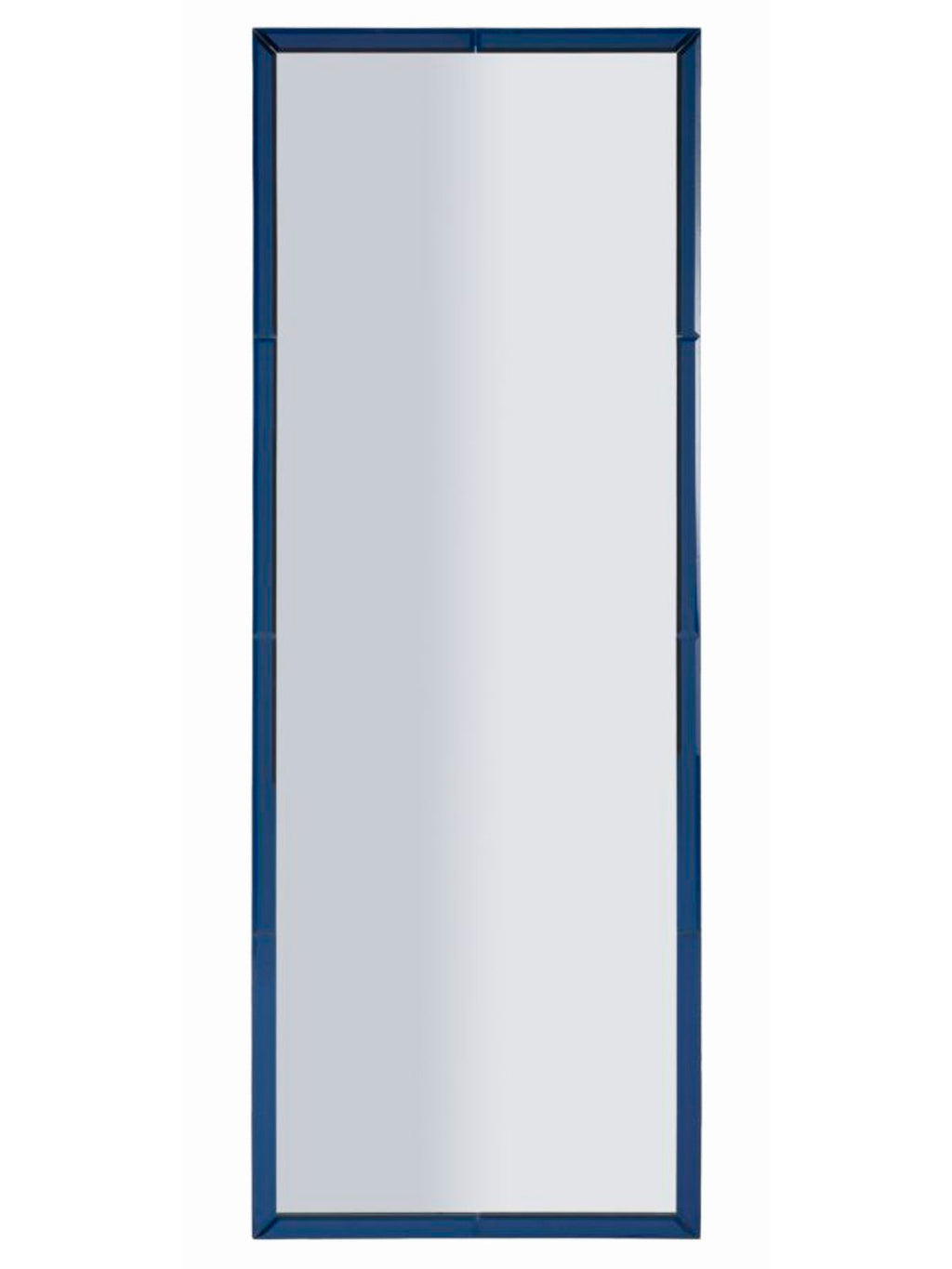 Specchio da parete in legno blu, 55x2x150 cm – Berlino