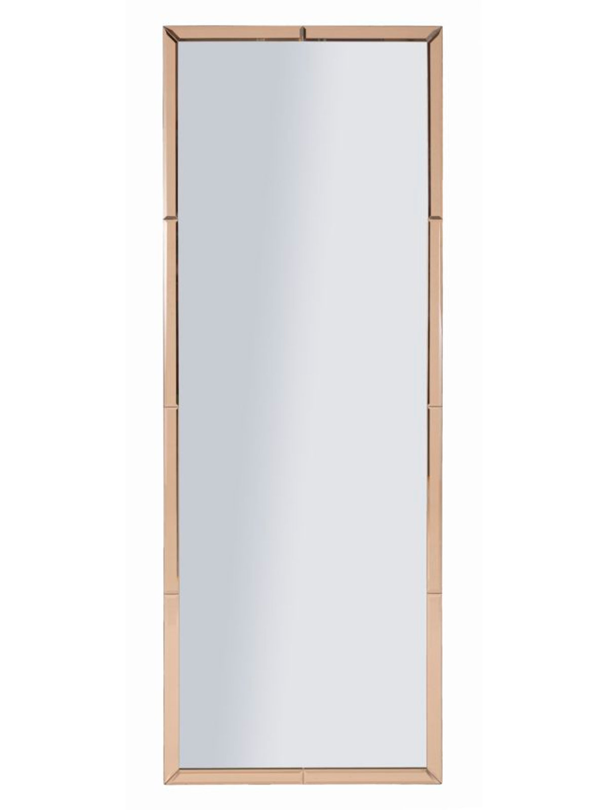 Specchio da parete in legno rosa, 55x2x150 cm – Berlino