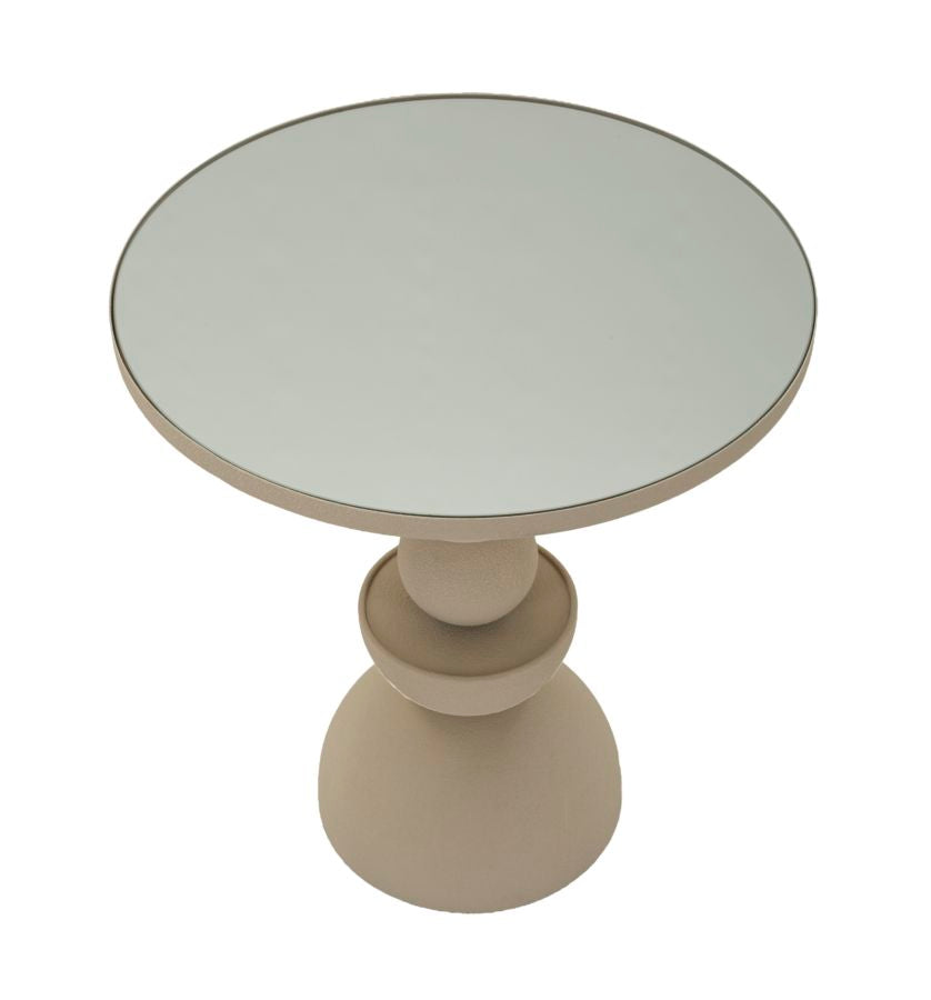 Tavolinetto Dune con specchio, Ø45x49,5 cm – dettaglio 1