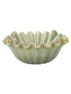 Svuotatasche decorativo in ceramica verde, Ø33x14,5 cm – S/tasche Venice