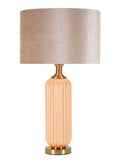 Lampada da tavolo in vetro oro, Ø35,5x64 cm – Perly