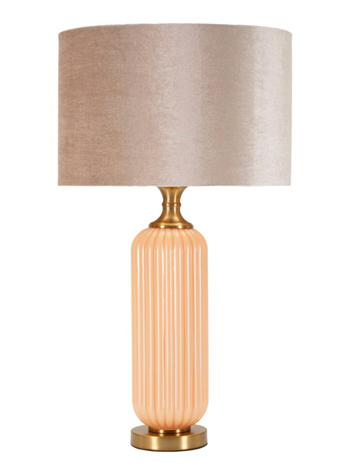 Lampada da tavolo in vetro oro, Ø35,5x64 cm – Perly
