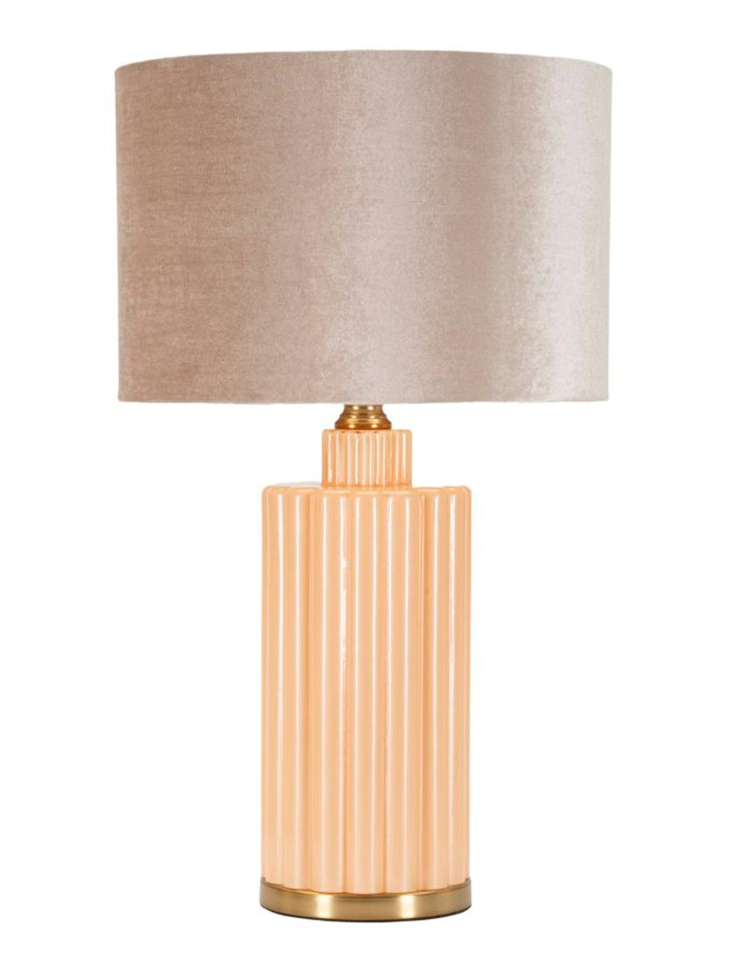 Lampada da tavolo in vetro oro, Ø40,5x69,5 cm – Perly