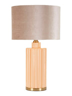 Lampada da tavolo in vetro oro, Ø40,5x69,5 cm – Perly
