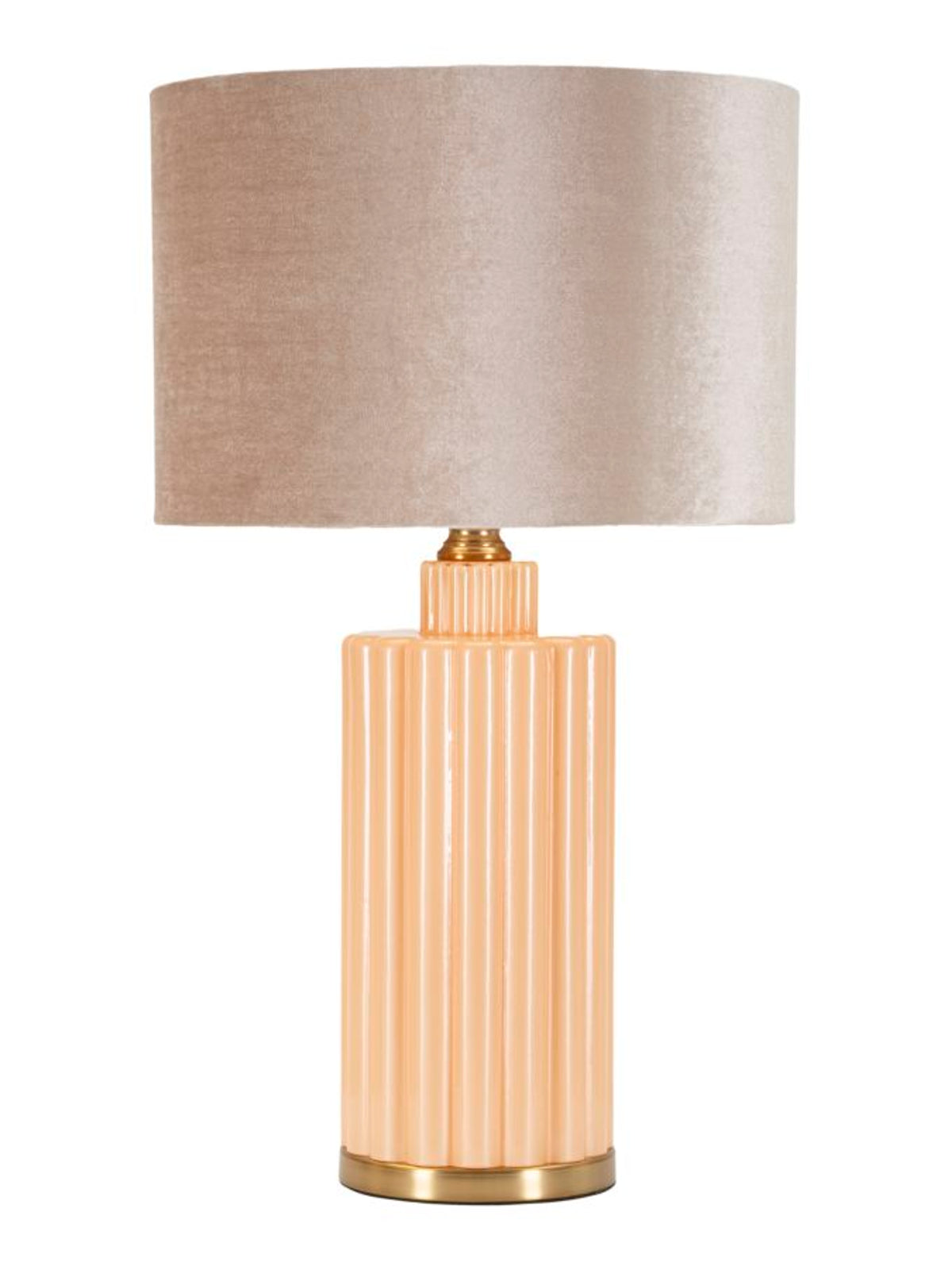 Lampada da tavolo in vetro oro, Ø40,5x69,5 cm – Perly