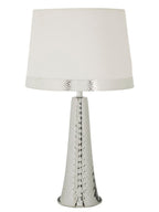 Lampada da tavolo in metallo argento, Ø30x54 cm – Tower