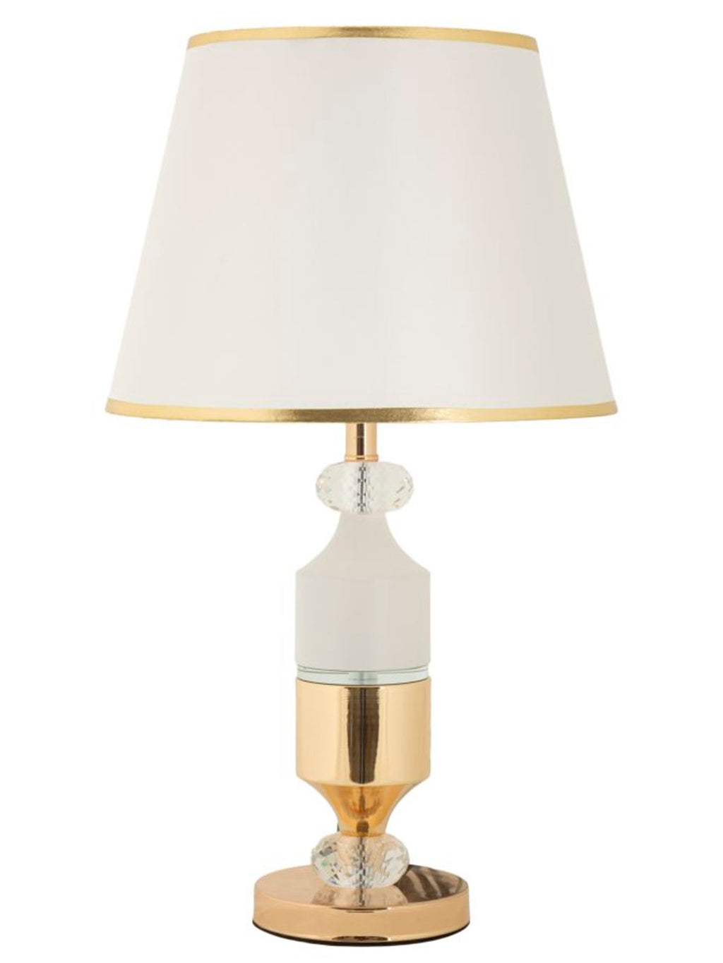 Lampada da tavolo in metallo oro, Ø30x52 cm – Gipsy