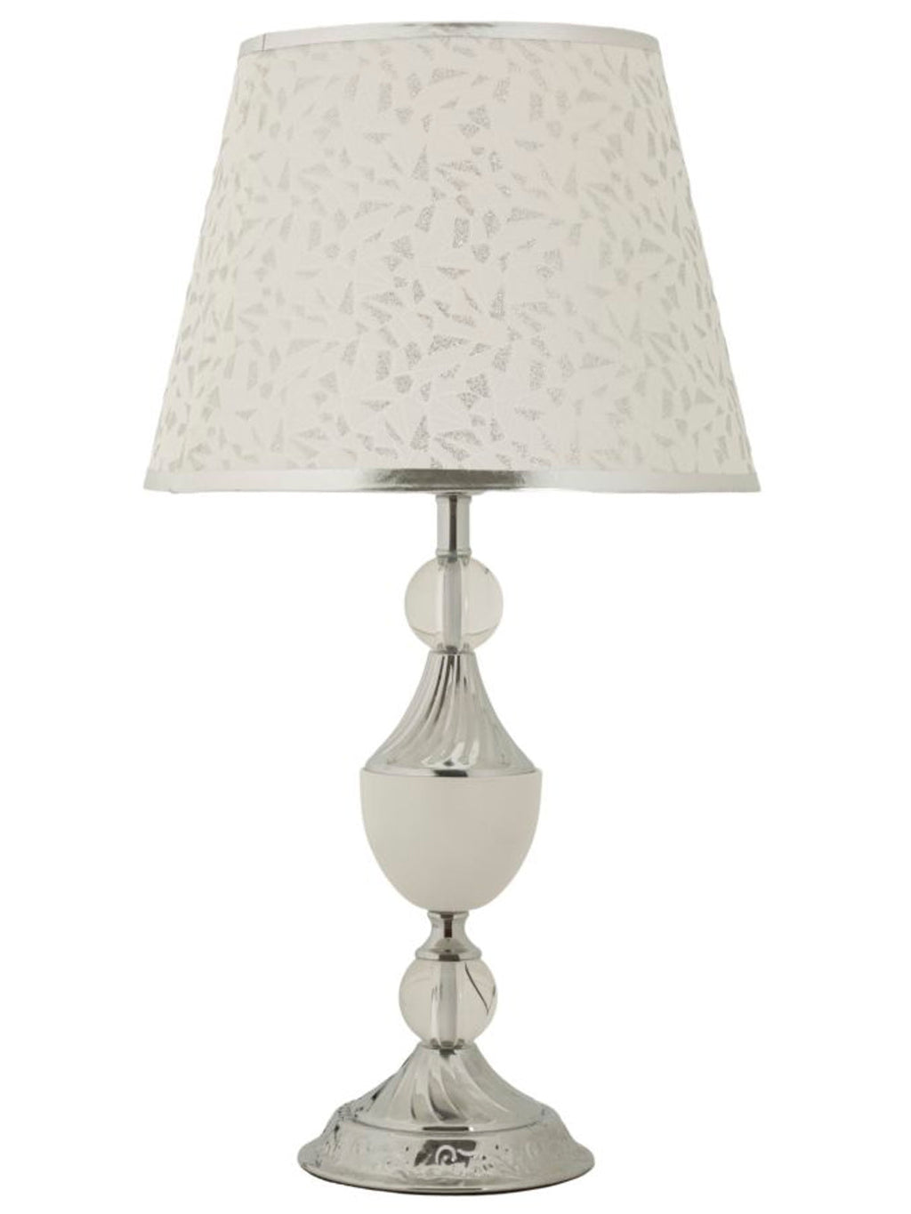 Lampada da tavolo in metallo argento, Ø30x54 cm – Kody