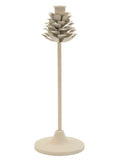 Portacandele in metallo crema, Ø11,5x33,5 cm – Dune Pigna