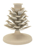 Portacandele in metallo crema, Ø9,5x11,5 cm – Dune Pigna