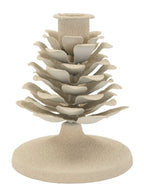 Portacandele in metallo crema, Ø9,5x11,5 cm – Dune Pigna