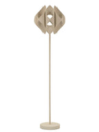 Lampada da terra in metallo crema, 39,5x155 cm – Space
