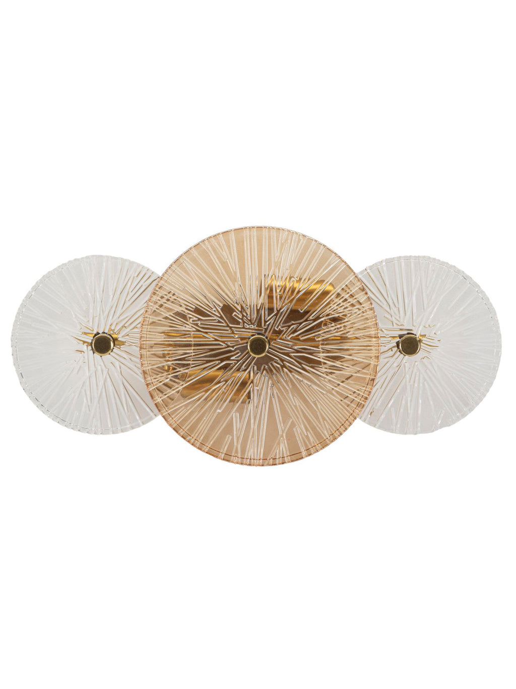 Applique da parete in metallo oro, 42x8x20 cm – Lampada Osaka